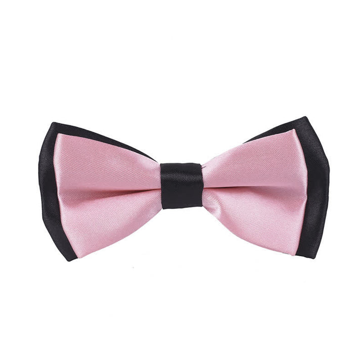 Papillon classico bicolore a doppio strato per bambini - Rosa - image 7