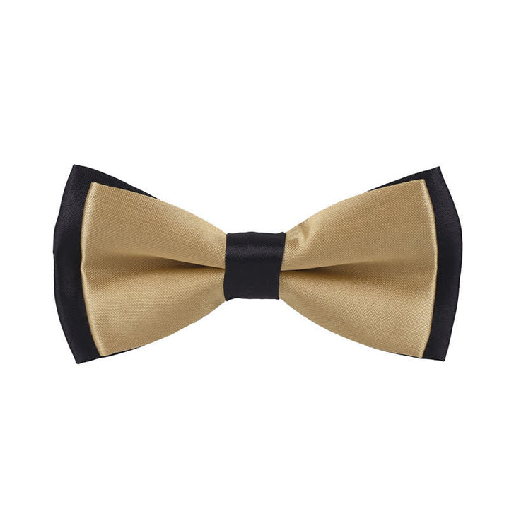Papillon classico bicolore a doppio strato per bambini - Cachi scuro - image 11