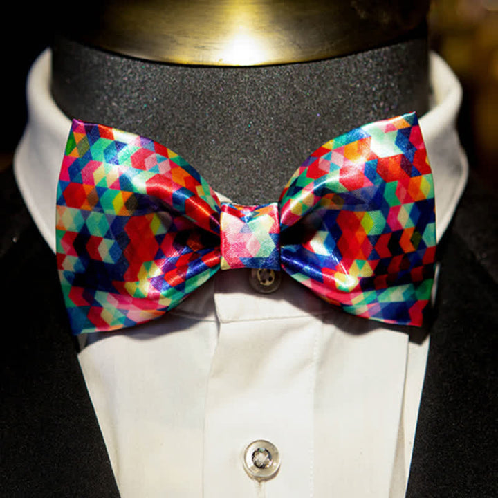 Papillon con stampa colorata Kaleidoscope Dazzle da uomo - Colorato - image 0