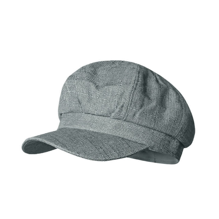 Cappello basco traspirante vintage ottagonale da giornalaio - Grigio - Regolabile (21 1/4"-23 1/4") - image 6