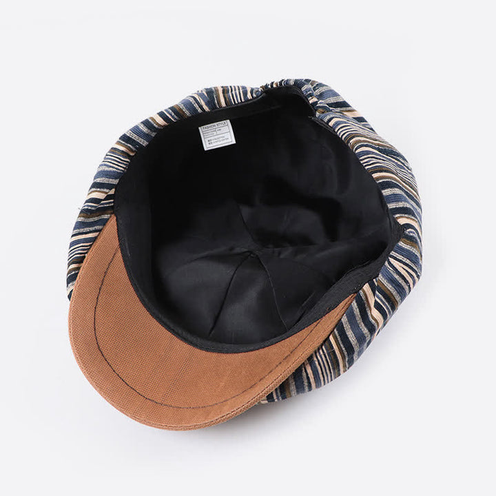 Cappello basco ottagonale a righe ispirato all'artista unico - image 6