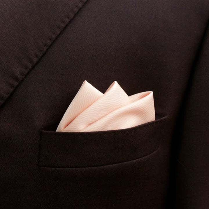 Papillon a punta tinta unita da uomo, stile bocciolo - PescaPuff - Fazzoletto da taschino - image 21
