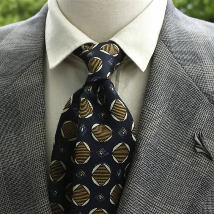 Cravatta Boho con motivo floreale fantastico da uomo - Stile n. 10 - image 11
