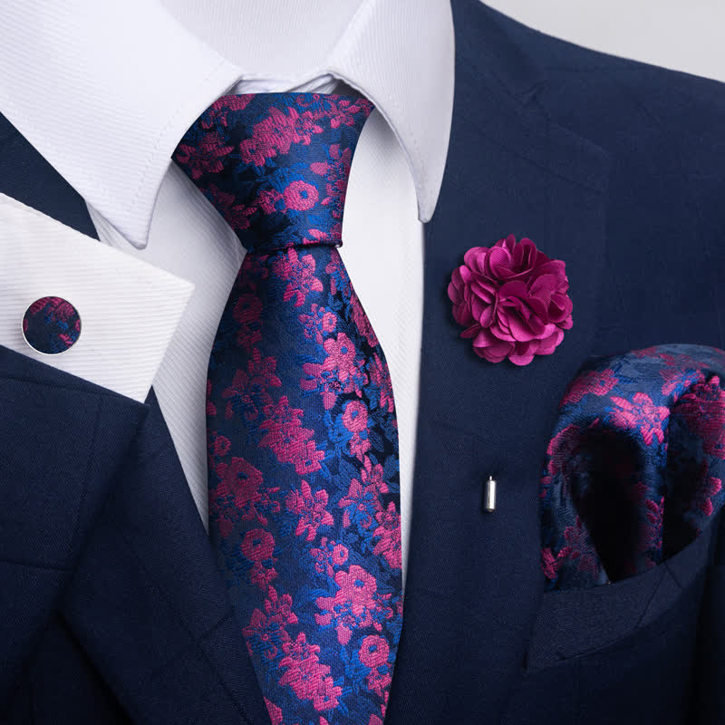 Set di 4 fazzoletti da taschino formali classici da uomo - Stile n. 1 - image 0