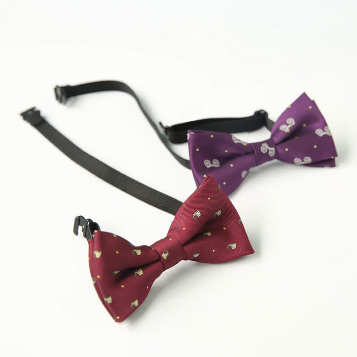 Papillon divertente ed elegante a doppio strato stampato carino per bambini - image 3