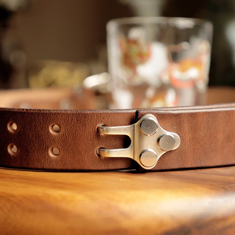Cintura in pelle da cavalleria western da uomo - image 14