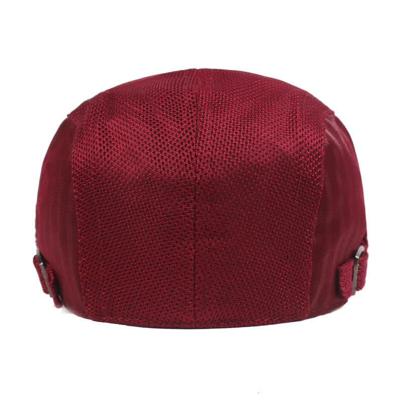 Cappello basco leggero a righe con becco d'anatra semplice - image 3