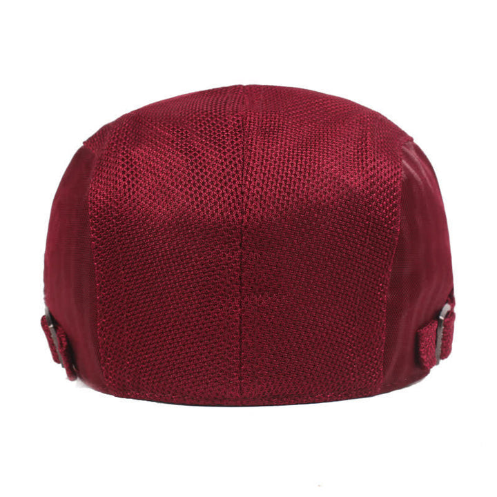 Cappello basco leggero a righe con becco d'anatra semplice - image 3