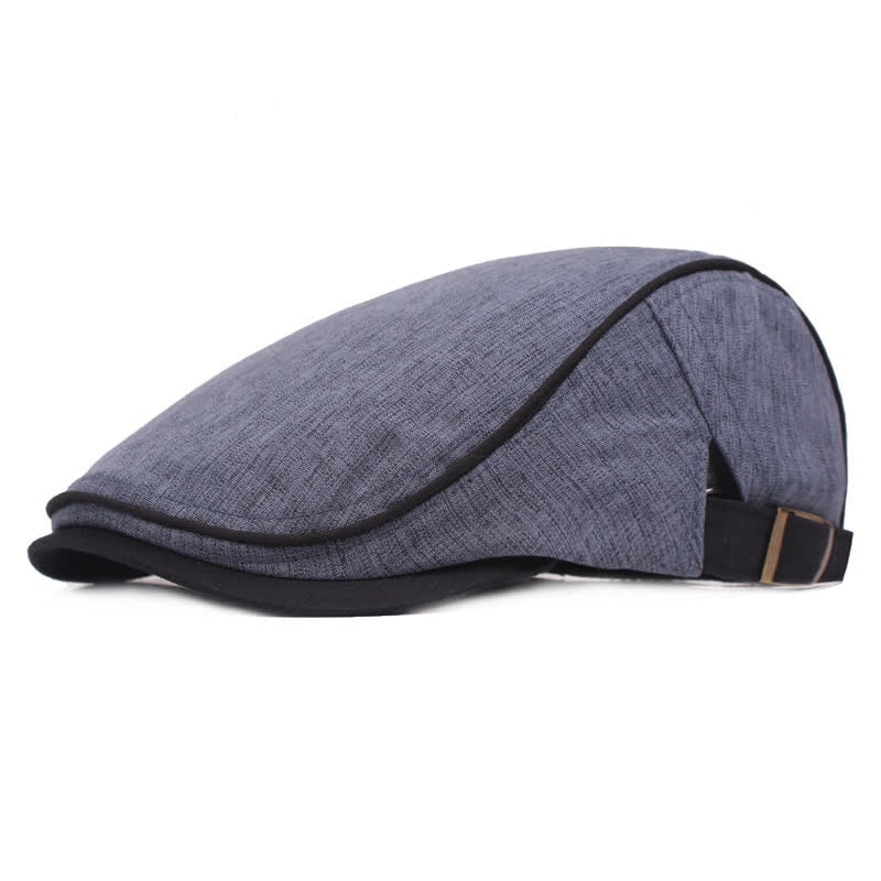 Cappello da sole casual berretto piatto classico berretto - Blu - Regolabile (21 5/8"-23 1/4") - image 0