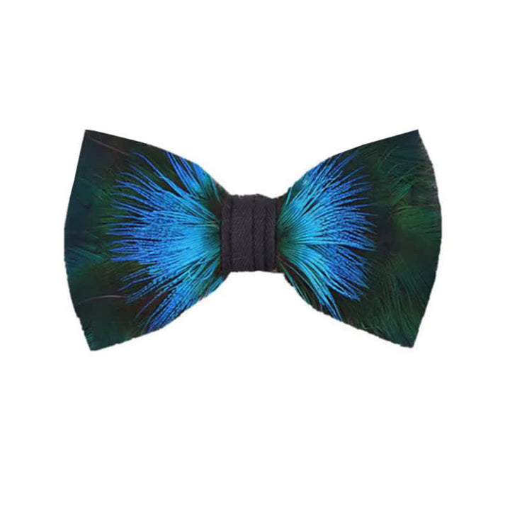 Papillon Aurora Blue & Green Feather con spilla da bavero - Ragazzo - image 5