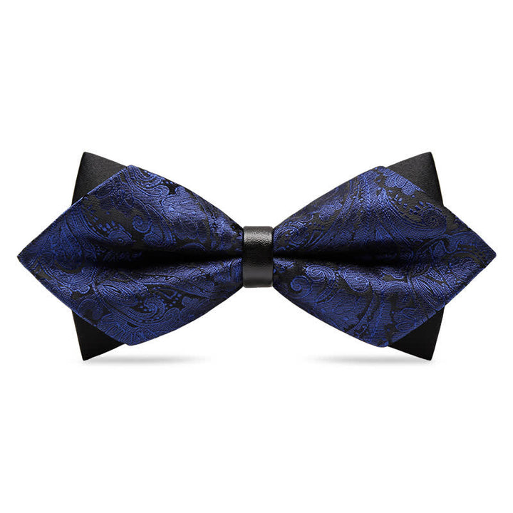 Papillon con motivo Paisley a doppio strato da uomo alla moda - Marina Militare - image 13