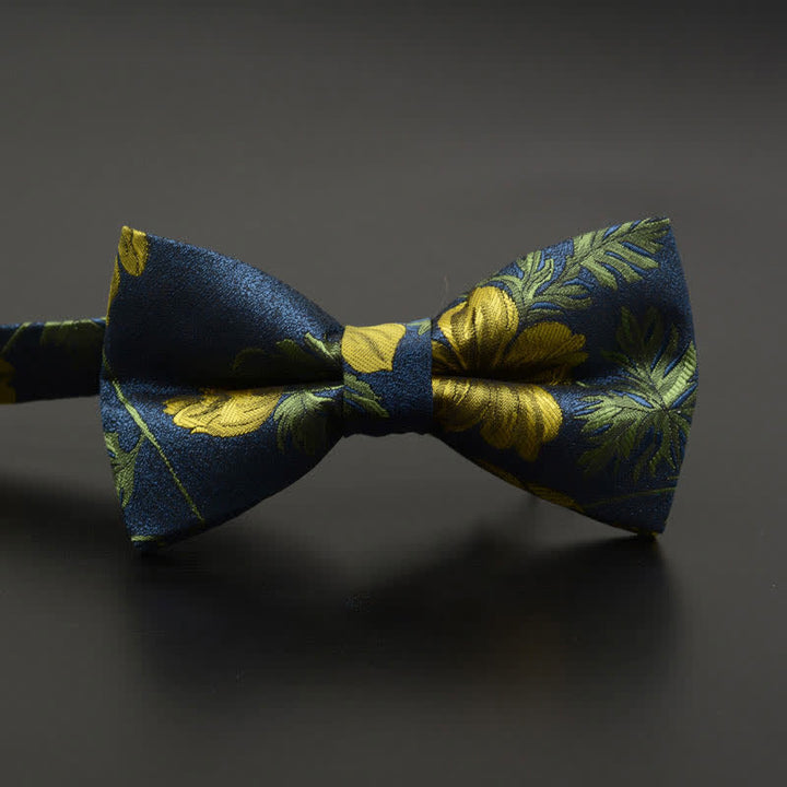 Papillon casual quotidiano da uomo con motivo floreale e piume - Fiore della Marina - image 11