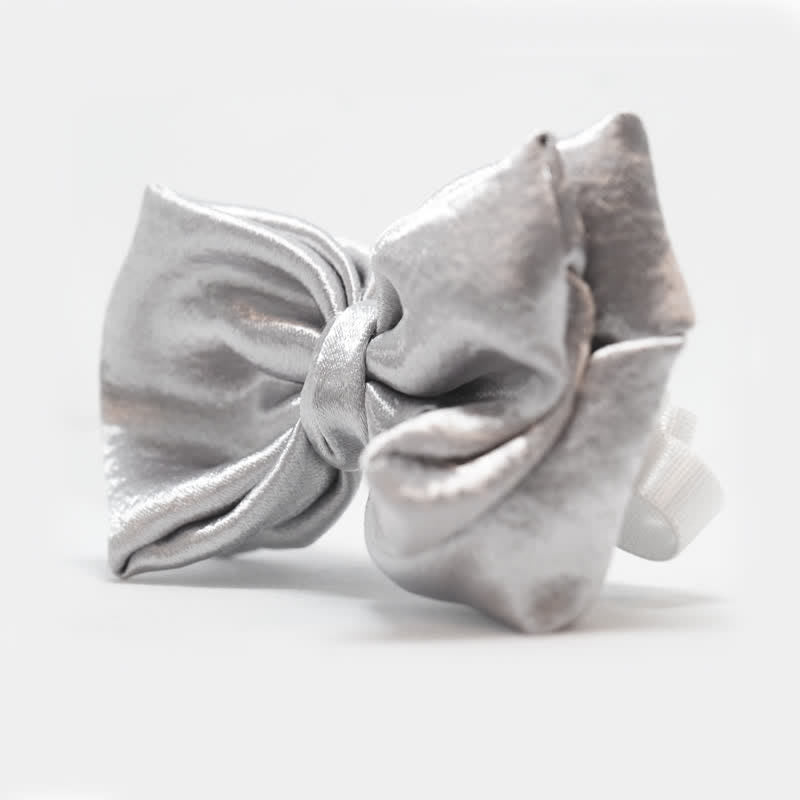 Papillon doppio strato argento metallizzato Cool Future da uomo - image 7