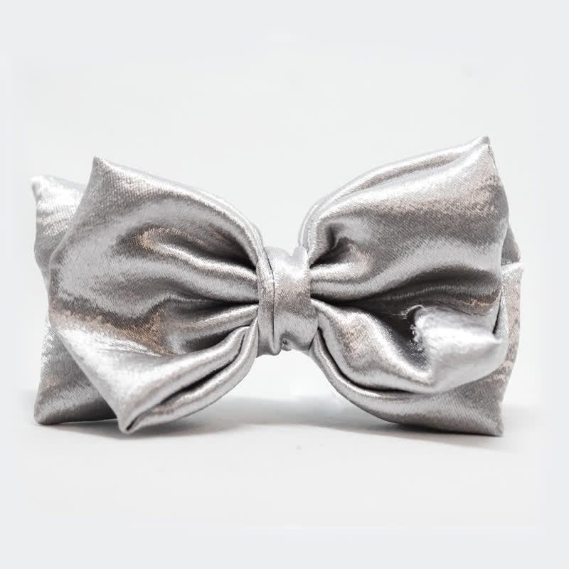 Papillon doppio strato argento metallizzato Cool Future da uomo - image 4