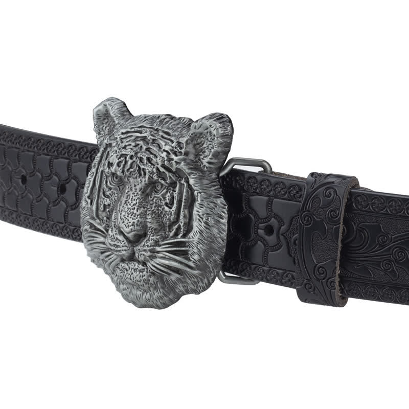 Cintura decorativa in pelle western Toger Head Jeans - image 4