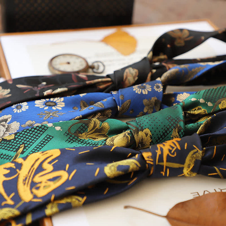 Cravatta da uomo Gentleman Flourish Vintage Flower - image 0