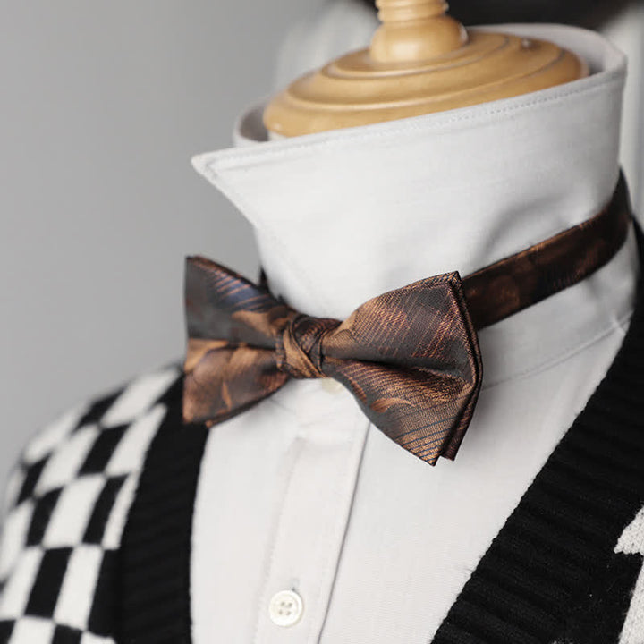 Papillon da uomo in stile vintage con motivo sfumato - image 5