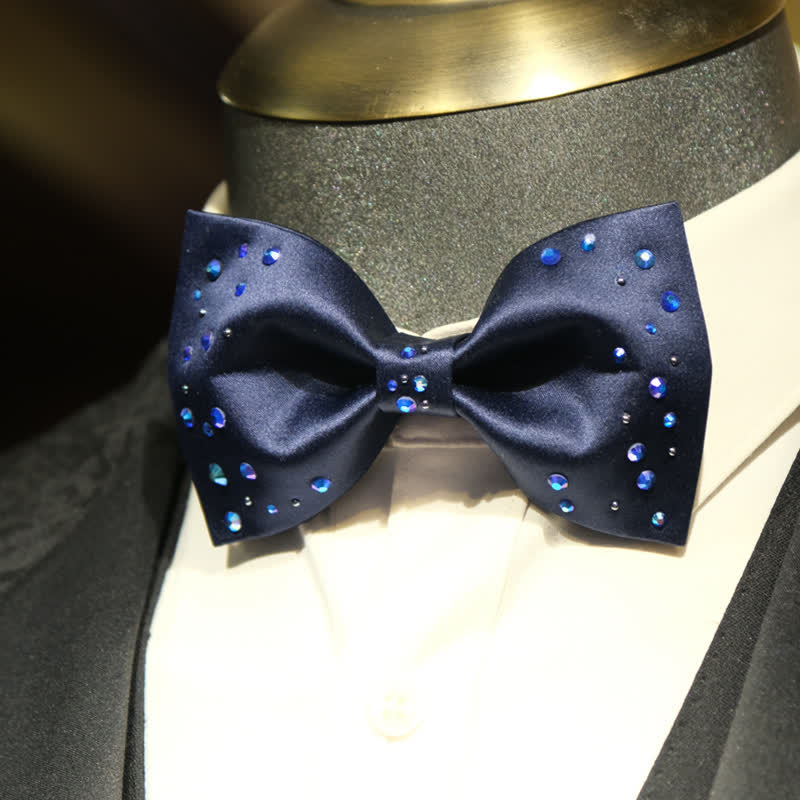 Papillon da uomo con stelle e strass scintillanti e galassia - Marina Militare - image 0