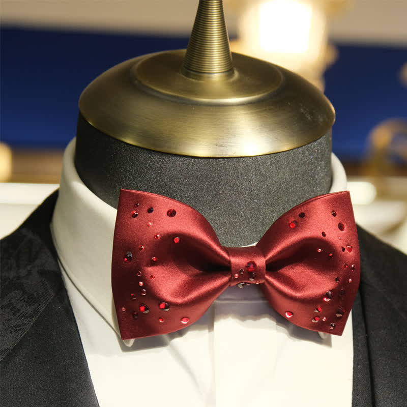 Papillon da uomo con stelle e strass scintillanti e galassia - image 5