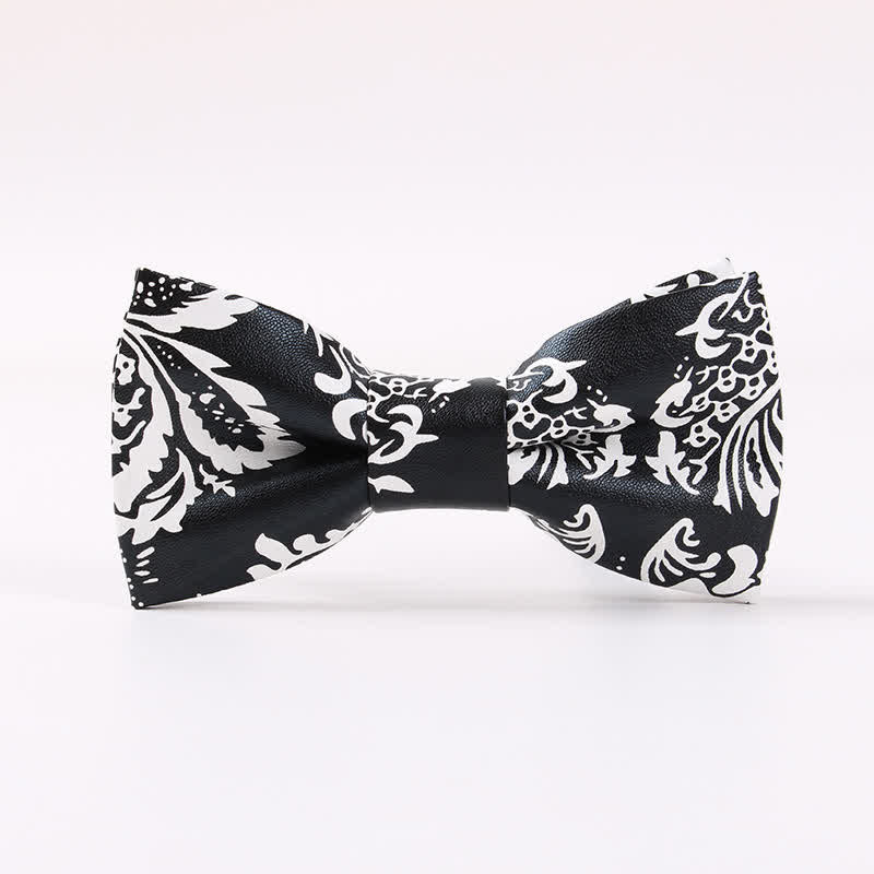 Papillon in pelle floreale elegante da uomo - Stile n. 4 - image 3