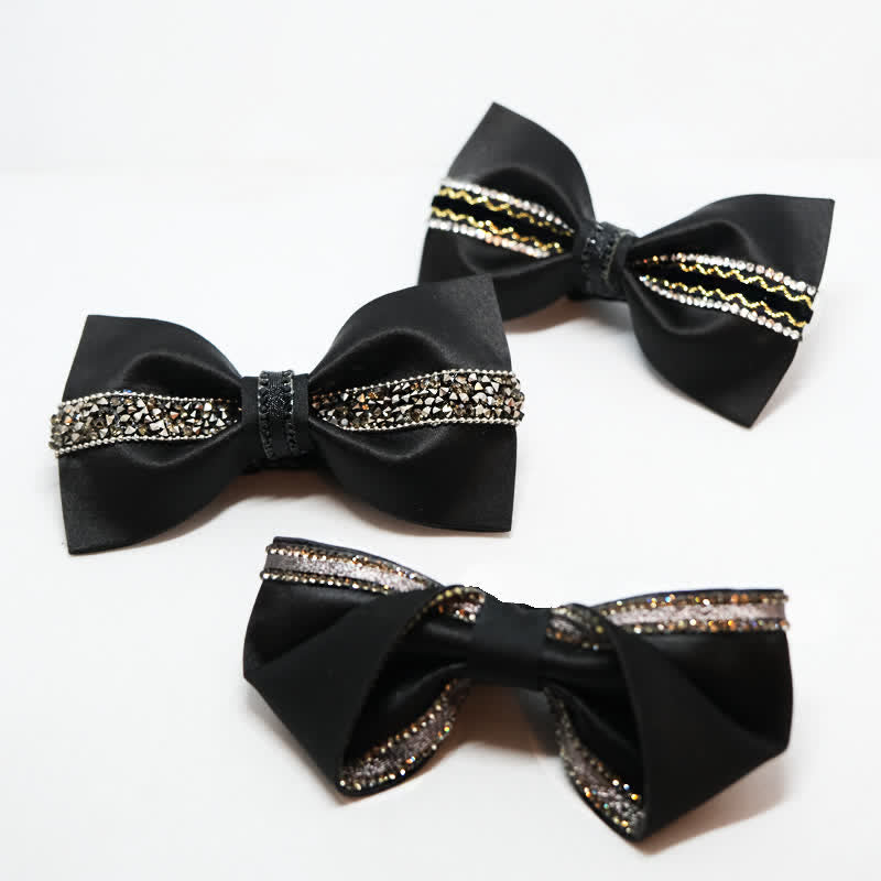 Papillon da uomo Sea Of Stars con strass neri - image 2