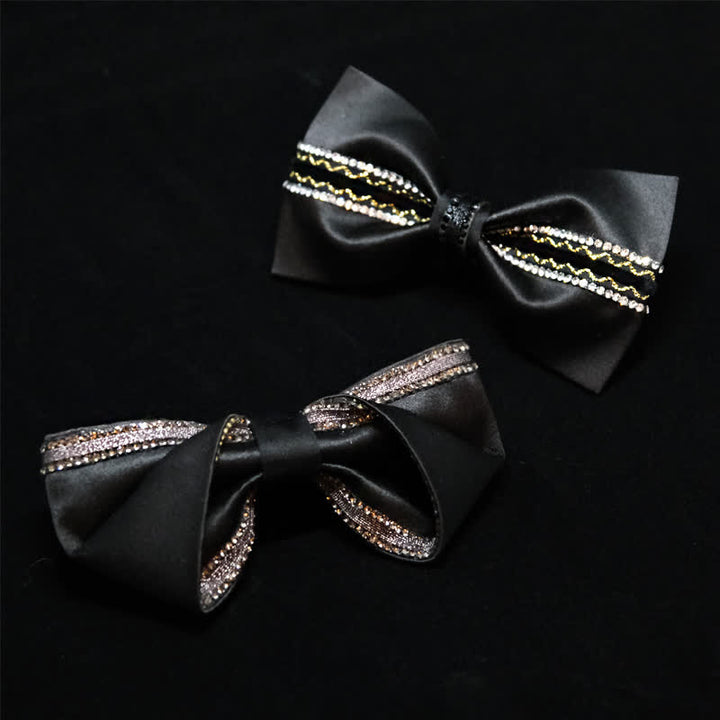 Papillon da uomo Sea Of Stars con strass neri - image 3