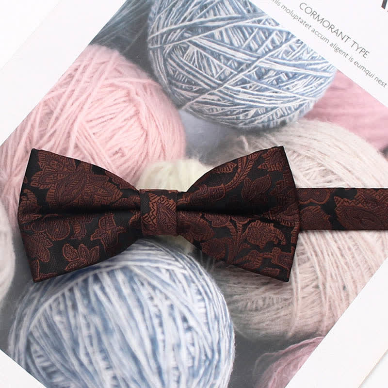 Papillon a righe floreali in stile vintage da uomo - Stile n. 7 - image 12