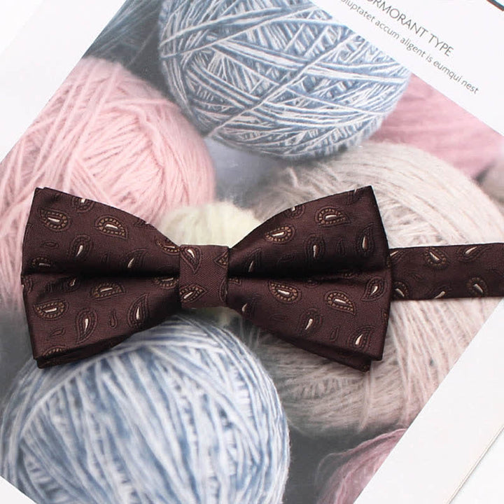 Papillon a righe floreali in stile vintage da uomo - Stile n. 13 - image 18
