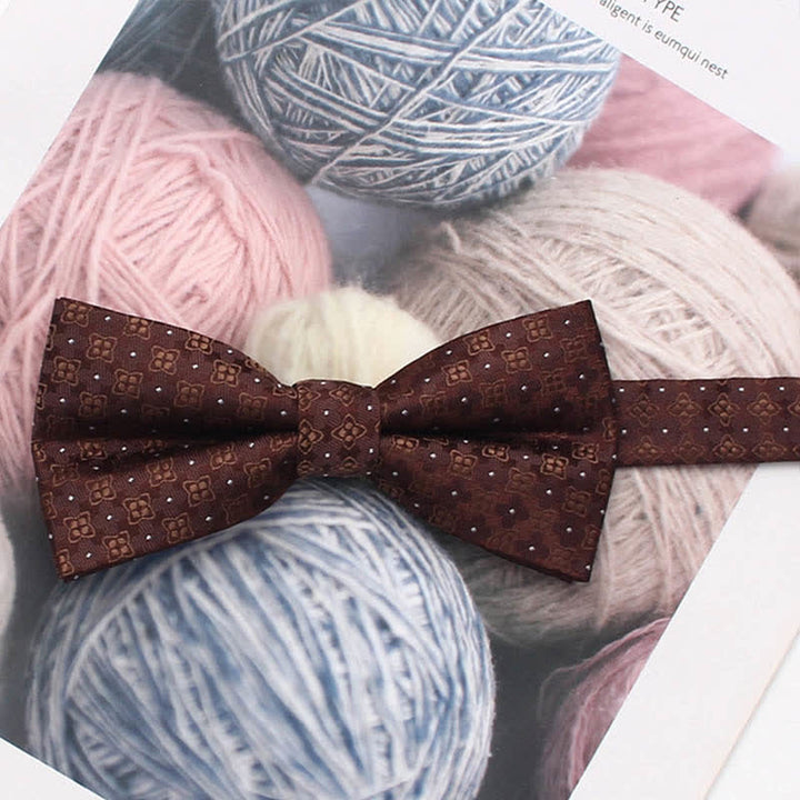 Papillon a righe floreali in stile vintage da uomo - Stile n. 15 - image 20