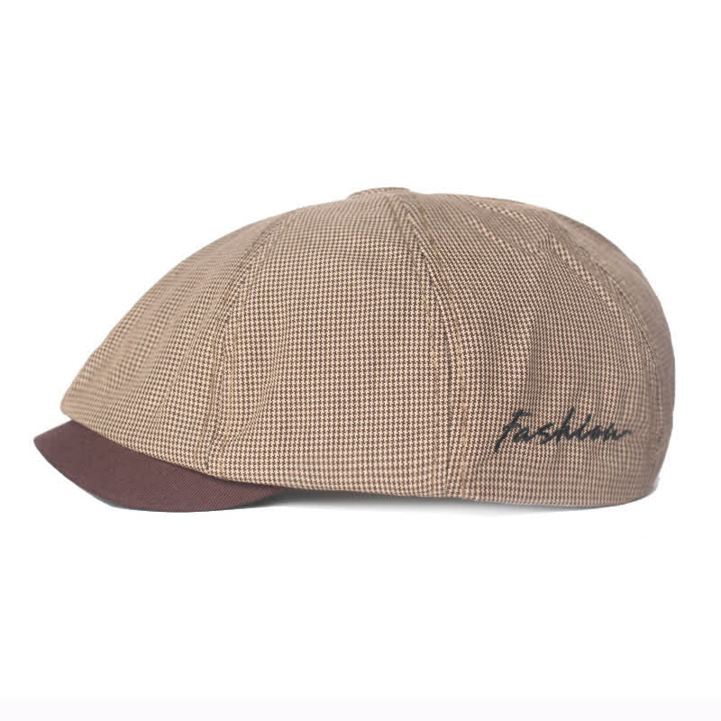 Cappello basco con micro motivi abbinati a colori ottagonali - image 1