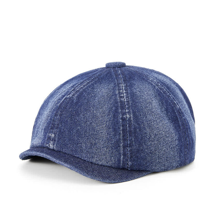 Cappello basco in denim lavato vintage usurato - Marina Militare - Misura M (22"-22 7/8") - image 9