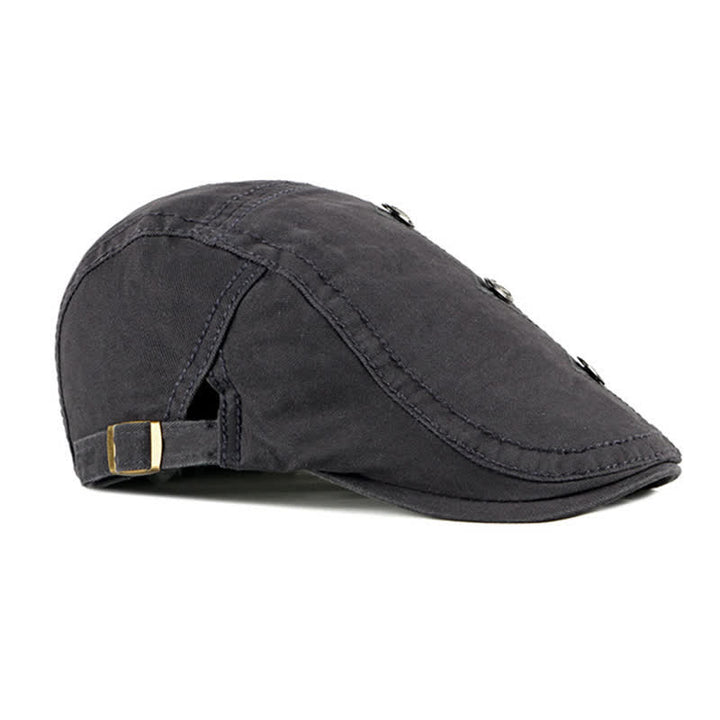 Cappello basco piatto con decorazioni punk rivetto - image 13