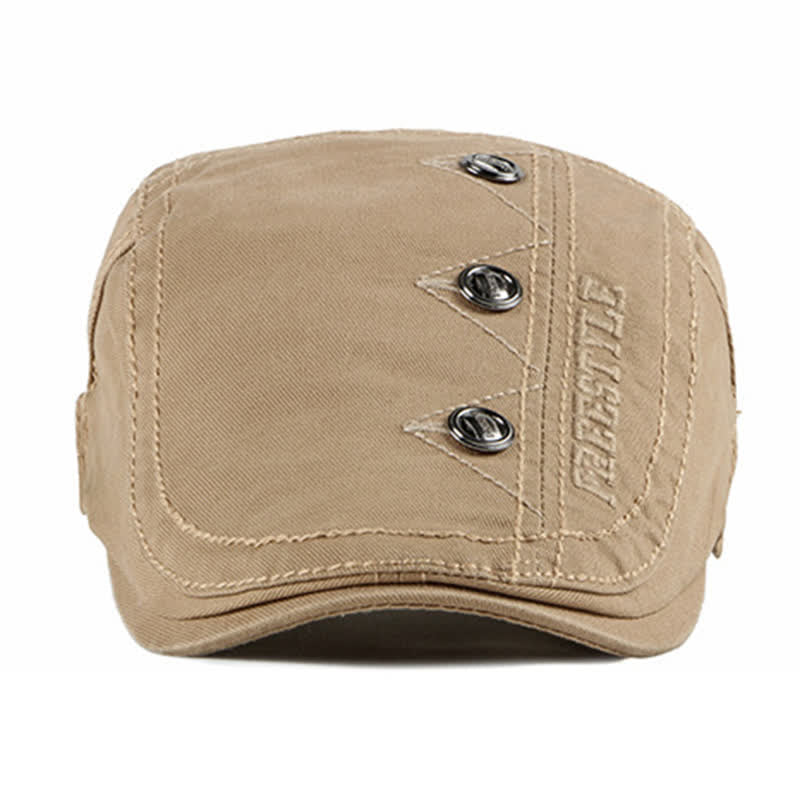 Cappello basco piatto con decorazioni punk rivetto - image 1