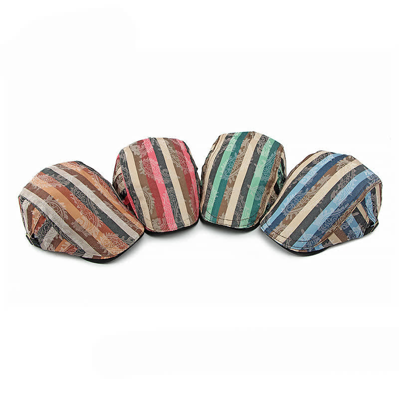 Berretto piatto a righe Paisley Four Seasons - image 5