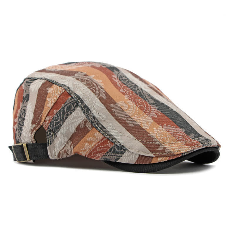 Berretto piatto a righe Paisley Four Seasons - image 2