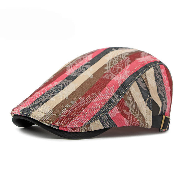 Berretto piatto a righe Paisley Four Seasons - Rosa - Regolabile (21 5/8"-23 5/8") - image 7