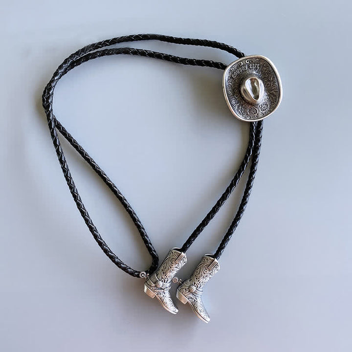 Cappello da cowboy country con ciondolo Bolo Tie - image 5