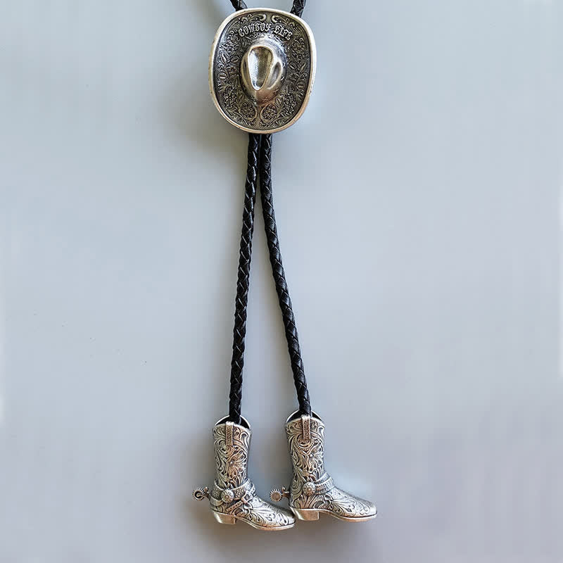 Cappello da cowboy country con ciondolo Bolo Tie - image 6