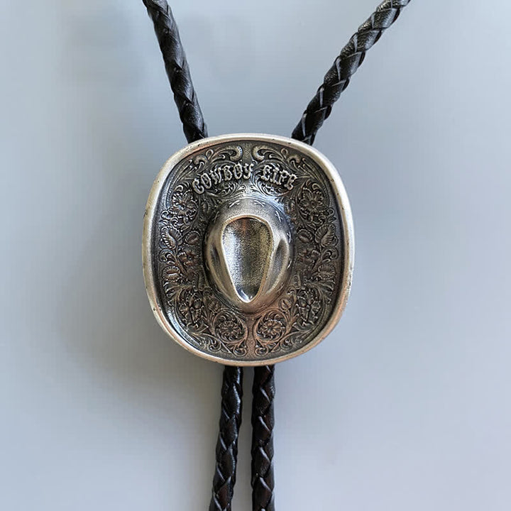 Cappello da cowboy country con ciondolo Bolo Tie - image 1