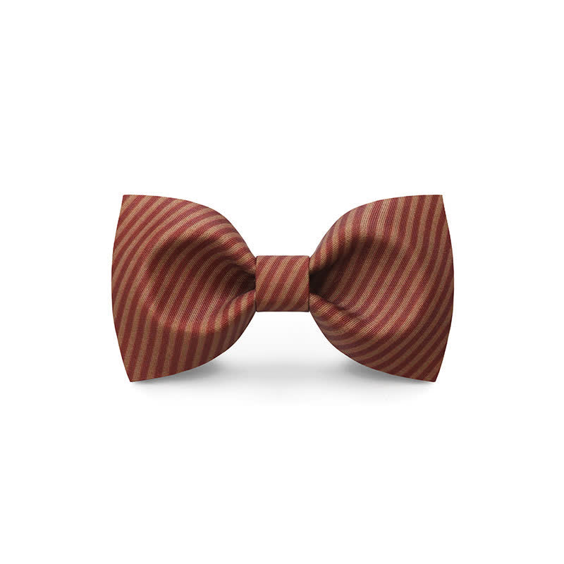 Papillon stampato floreale rosso a onde grazioso da uomo - Stile n. 10 - image 12