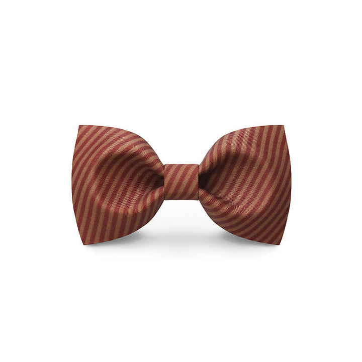 Papillon stampato floreale rosso a onde grazioso da uomo - Stile n. 10 - image 12