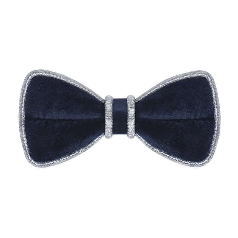 Papillon da uomo con bordo decorativo in velluto e brillantini - Marina Militare - image 5