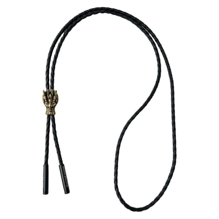 Cravatta Bolo con testa di drago in bronzo - image 6