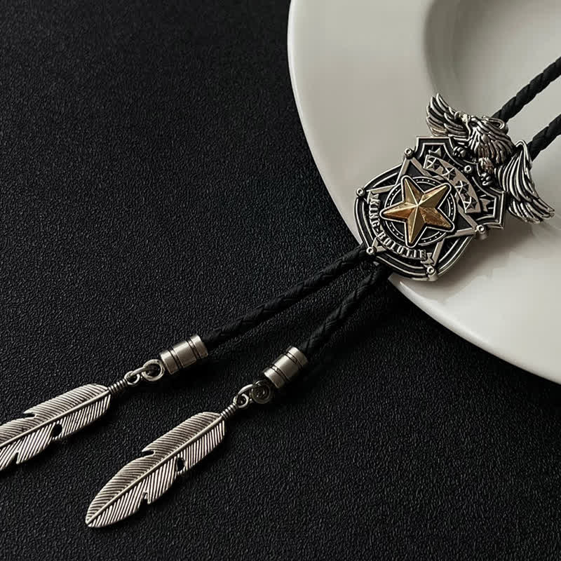 Cravatta Bolo personalizzata Eagle & Star Western - image 4