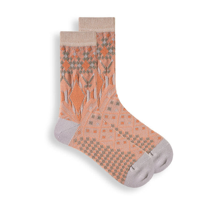 Calzini da uomo in cotone alla moda, unici e originali - Salmone chiaro - 6 paia - Taglia unica (US 6.5 - US 10) - image 2