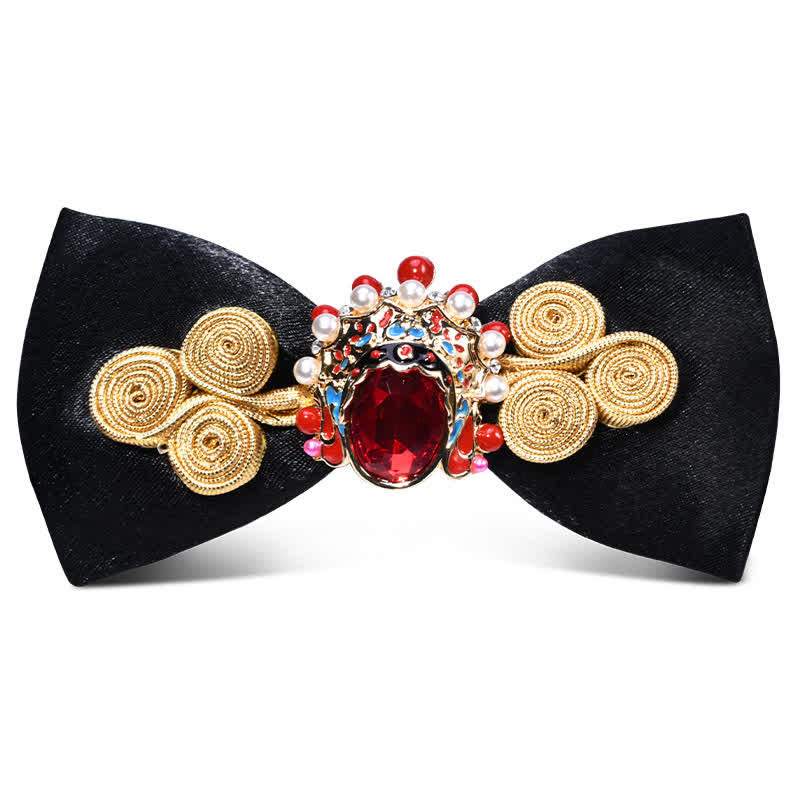 Papillon da uomo con cristalli artificiali e decorazioni circolari alla moda - Stile n. 2 - image 1