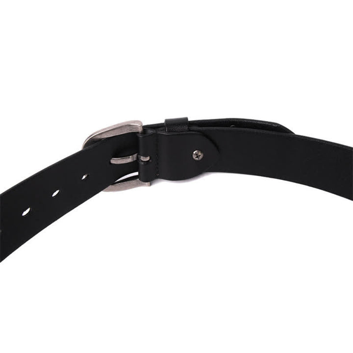 Cintura in pelle con rivetti a proiettile in metallo punk rock alla moda - image 10