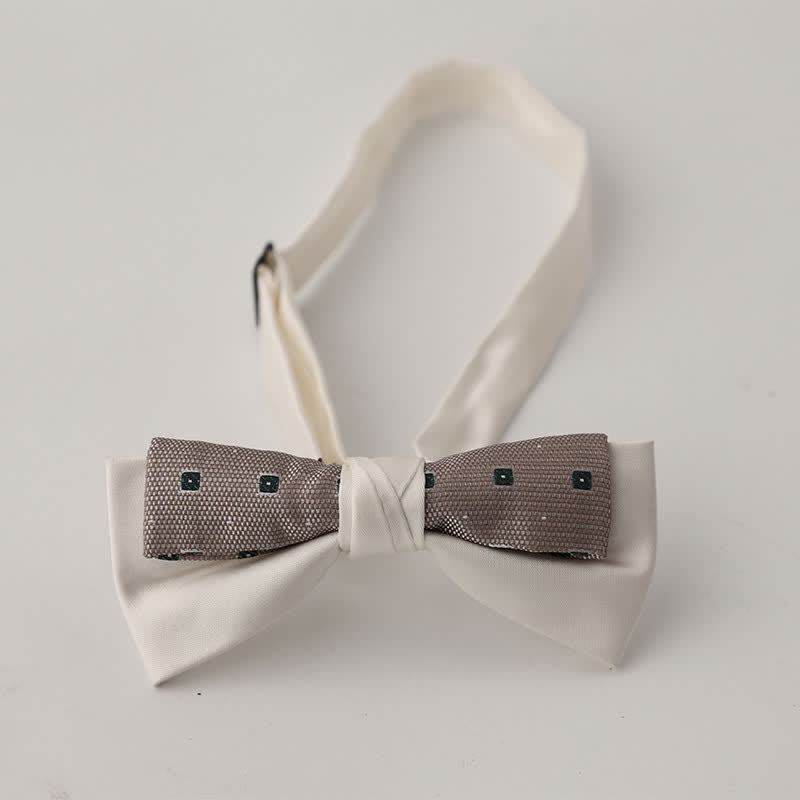 Papillon floreale patchwork a due strati da uomo unico - Stile n. 10 - image 11