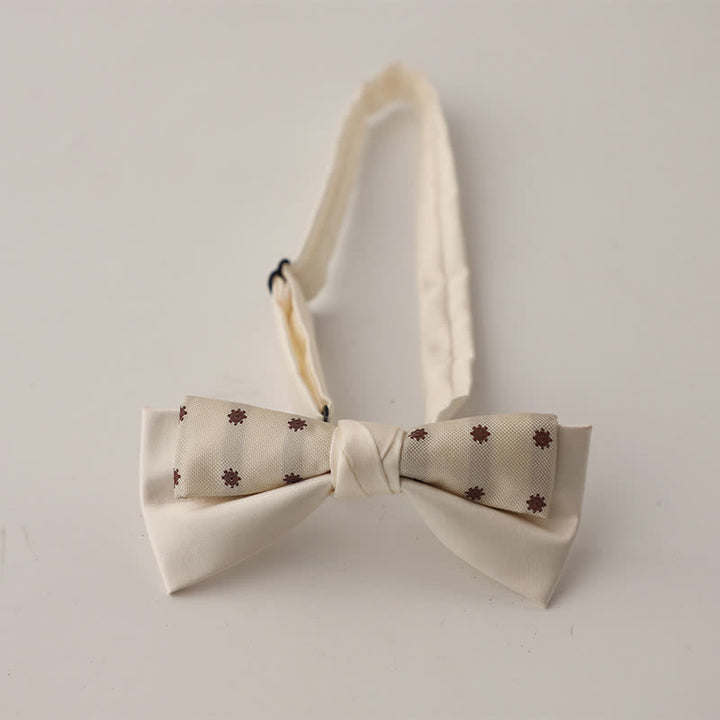 Papillon floreale patchwork a due strati da uomo unico - Stile n. 13 - image 14