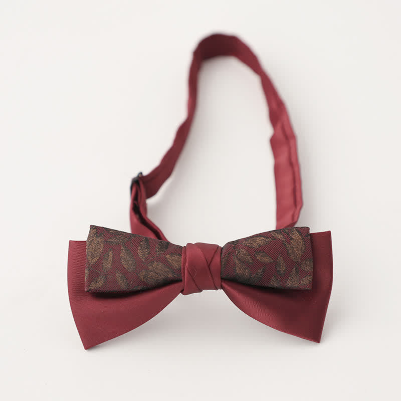 Papillon floreale patchwork a due strati da uomo unico - Stile n. 18 - image 19